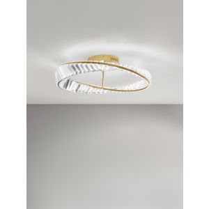 AURELIA Gold Metal & Crystal LED 36W 230