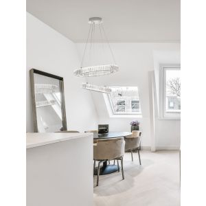 AURELIA Chrome Metal & Crystal LED 46W 2