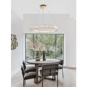AURELIA Gold Metal & Crystal LED 47W 230