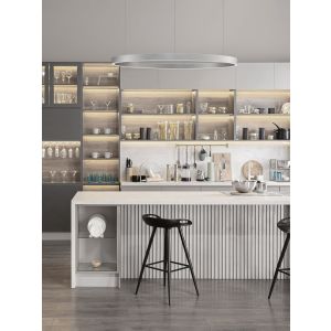 ELOWEN Pendant Lamp Brushed Champagne Si