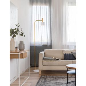 PAZ Gold Metal White Metal Shade White B