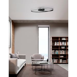 VIAREGGIO Matt Black Aluminium & Acrylic