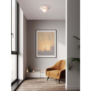 Idor White Marble & Opal Glass LED G9 1