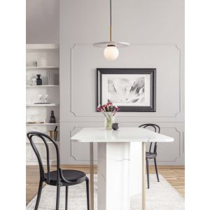 Idor White Marble & Opal Glass LED G9 1