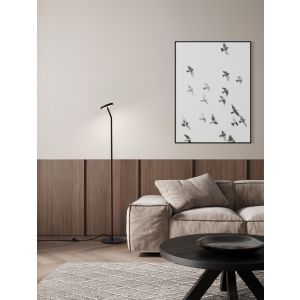 Logos Sandy Black Aluminium & Steel LED