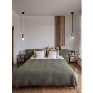 Zero Gray Concrete & Opal Glass LED G9