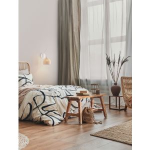 Fado Natural Rattan White Wire & Base