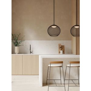 Kinetic Matt Black Metal & Acrylic LED