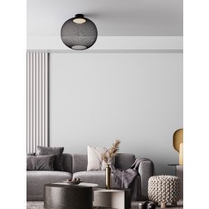 Kinetic Matt Black Metal & Acrylic LED