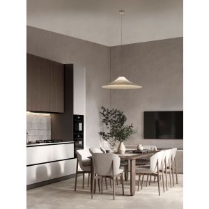 Oket Mulberry Silk Sandy White Base LED