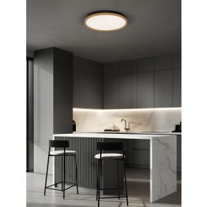MR JOHN Ceiling Light Black & Brass Gold