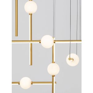 ACROBAT Pendant Light Black & Gold LED 1