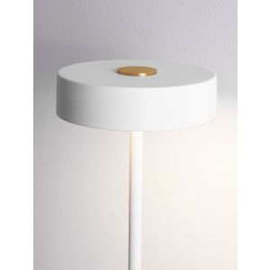 Thea Sandy Black & Wood Metal & Gold LED