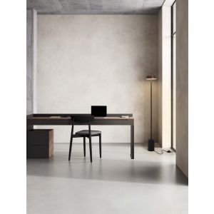 Thea Sandy White Metal & Gold Top LED 1