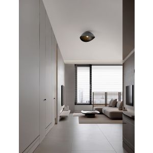 Opsi Sandy Black Metal LED E27 1x12Watt