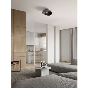 Opsi Sandy Black Metal LED E27 1x12Watt