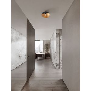 Opsi Sandy Black & Inner Gold Metal LED