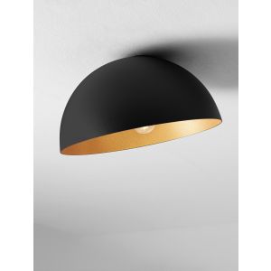 Gea Sandy Black & Inner Gold Metal LED