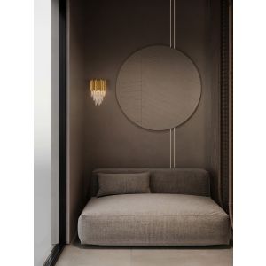 MAGNOLIA Gold Aluminium & K5 Crystal LED