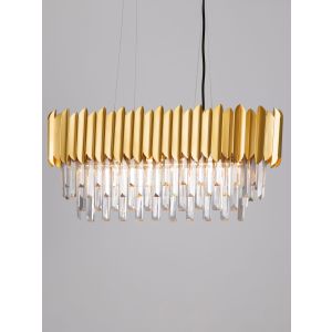 MAGNOLIA Gold Aluminum & Crystal LED E14