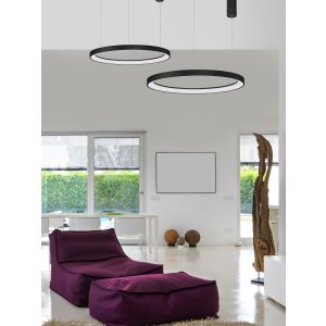 PERTINO Dimmable Sandy Black Aluminium &