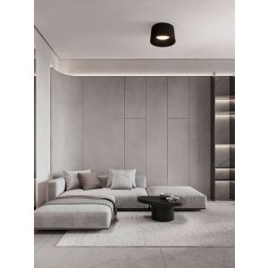 Atil Sandy Black Aluminium & Steel LED