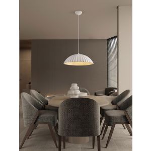 AMMOS White Gypsum LED E27 1x12Watt 100