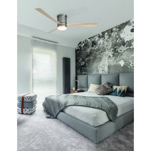 SATIN Brushed Nickel Steel & Glass Plywo