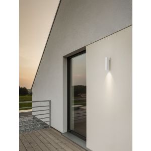 LUSY Sandy White Aluminium & Glass LED 5