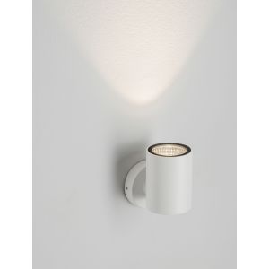 JACKIE Sandy White Aluminium & Glass LED