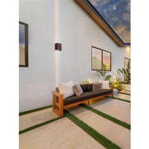 ELIO Corten Aluminium & Glass LED 12Watt