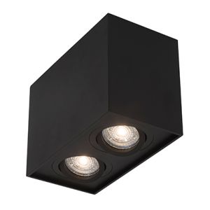 RENDE Sandy Black Aluminium LED GU10 2x1
