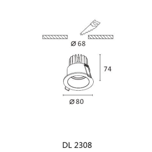 DL 2308 WH