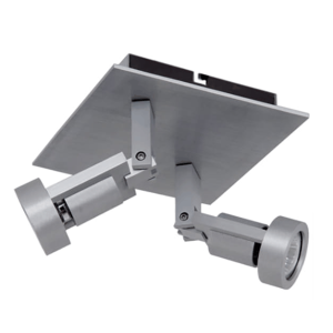 PL alu 2l "Tech" 18x18cm excl GU10 50W 4