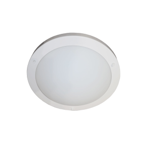 PL wit 1l "Yuca" rand rond Ø30cm IP44 E2