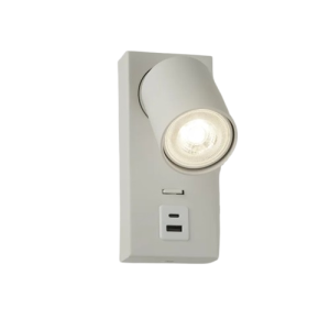 Moon 1 USB Switched, GU10, Sand White