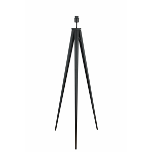 Vloerlamp Triad excl. kap zwart