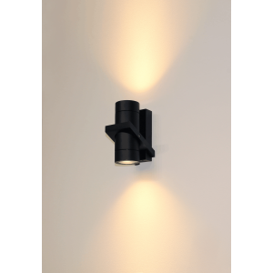 Double zwart IP54 up/down