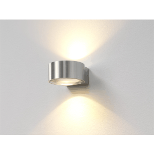 Wandlamp WLH alu IP54 LED 6W 2700K dim