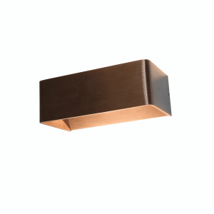 Mainz wandlamp brons geborsteld