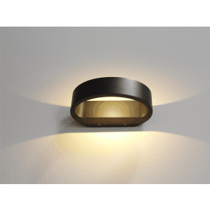 Eye, zwart, 9W, 2700K, 720Lm, dim, IP54