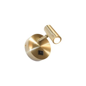 WL goud 1l "SIMPLY" ø10x3cm LED 3W 3000K