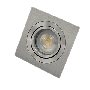 Spot kantel WV143 vierkant alu 1V