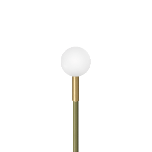 Linfa O 120 LED 2.7K 1,5W Verde Ottone