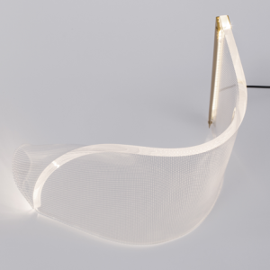 SIDERNO Gold Aluminium & Acrylic LED 1x6