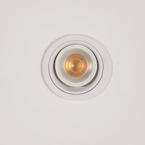 Mini Recessed, GU11 Adjustable, White