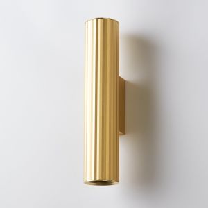 Anna GU10 Fluted Up & Down Wall Light, A