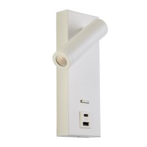 Marlow USB Reading Light, White