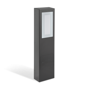 Kit 01 Stile Post LED 3K 6W Nero