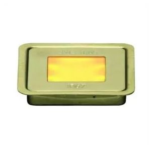 Eyeleds vierkant los brass/wit